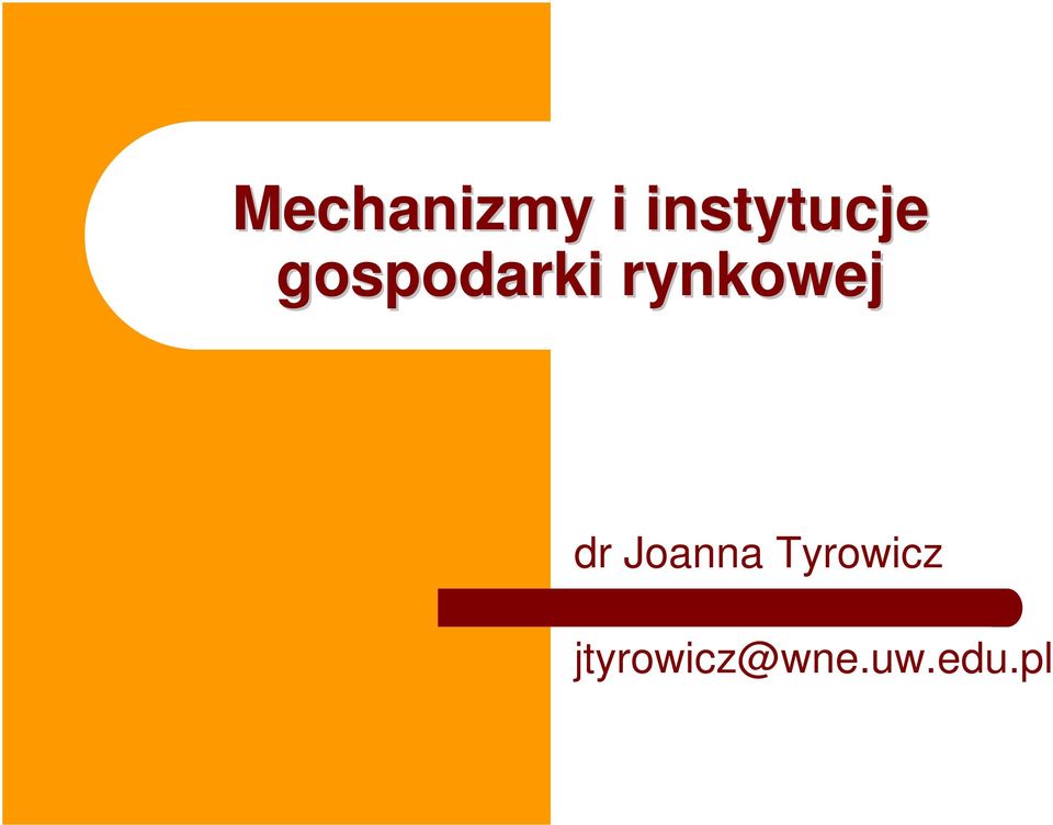 rynkowej dr Joanna