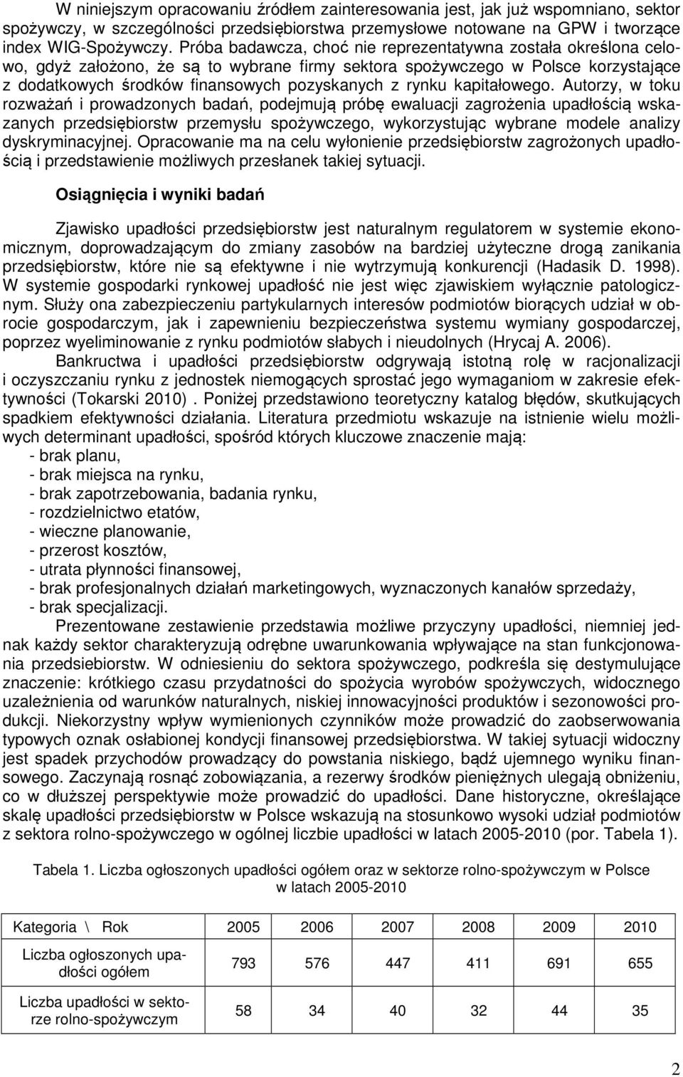rynku kapitałowego.
