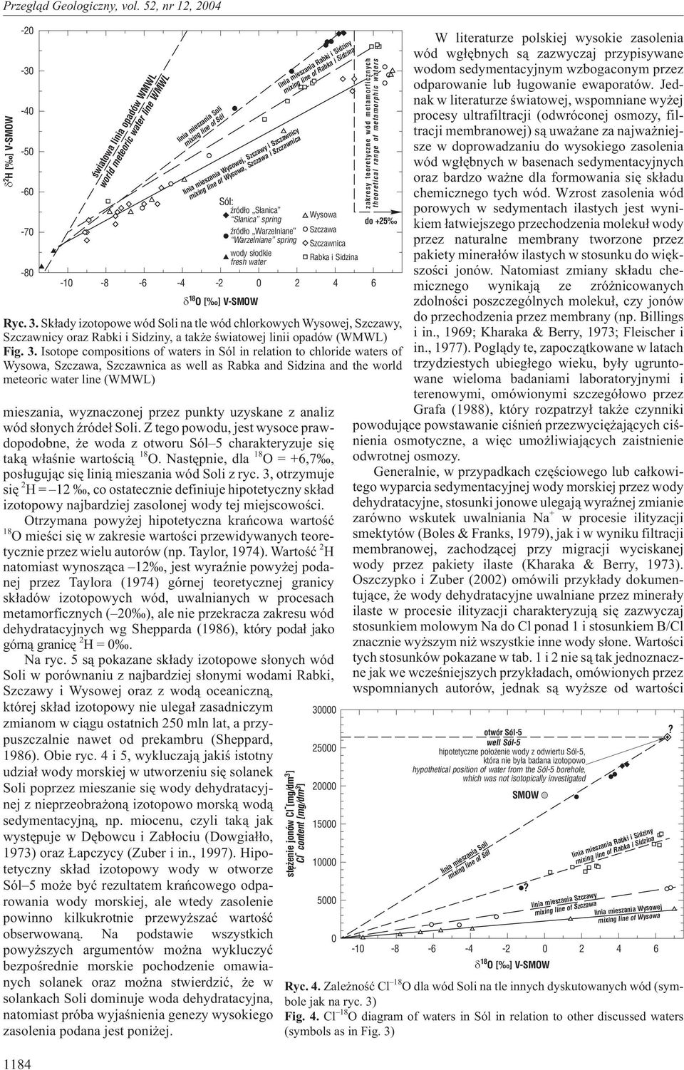 3, otrzymuje siê 2 H = 12, co ostatecznie definiuje hipotetyczny sk³ad izotopowy najbardziej zasolonej wody tej miejscowoœci.