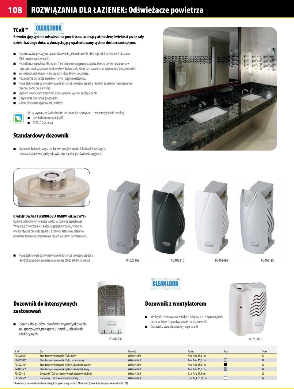 Neutralizator zapachów Microtrans eliminuje nieprzyjemne zapachy, tworzy świeże i pozbawione nieprzyjemnych zapachów środowisko w łazience, do której użytkownicy z przyjemnością będą wchodzić.
