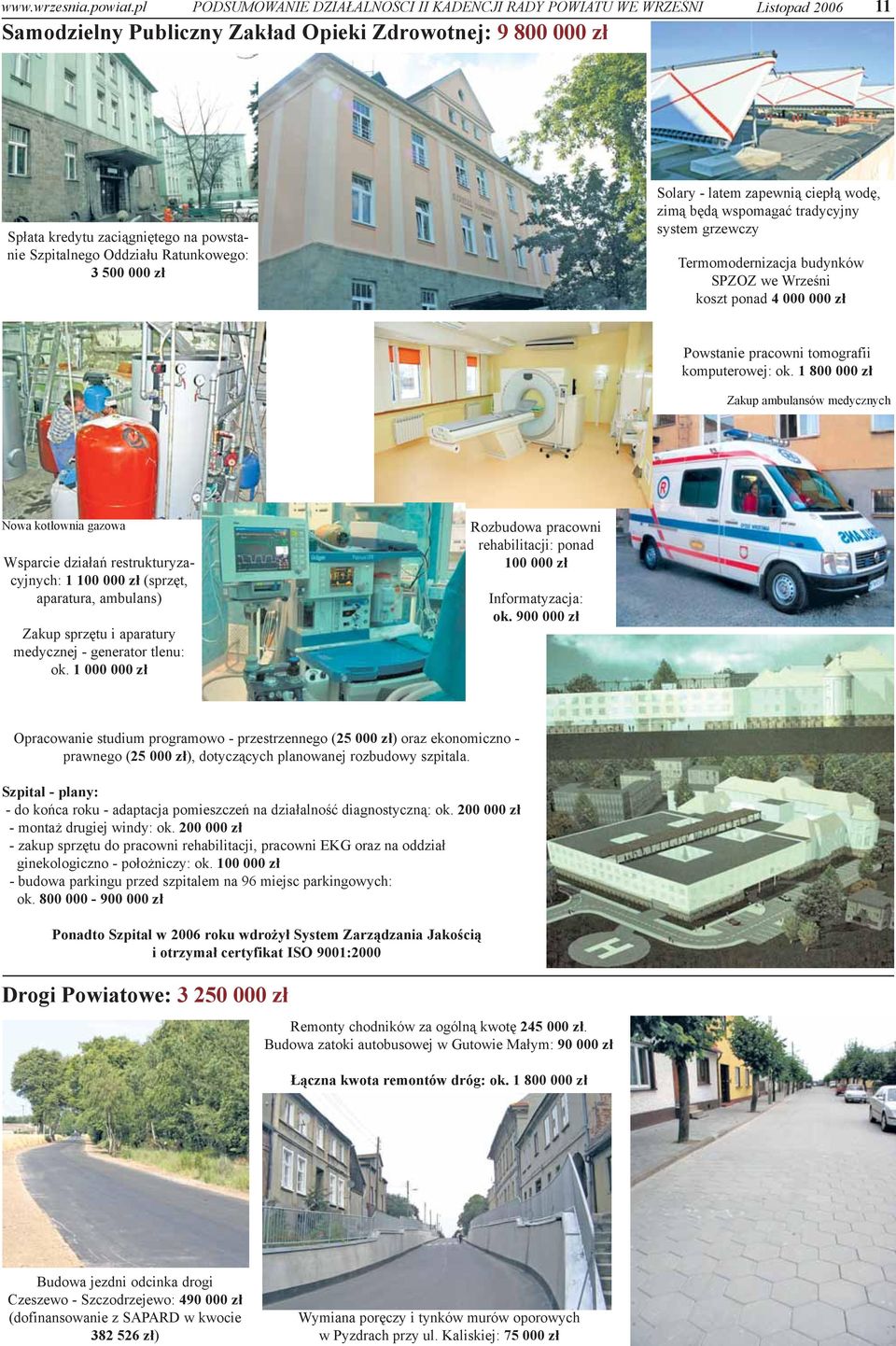 pracowni tomografii komputerowej: ok.