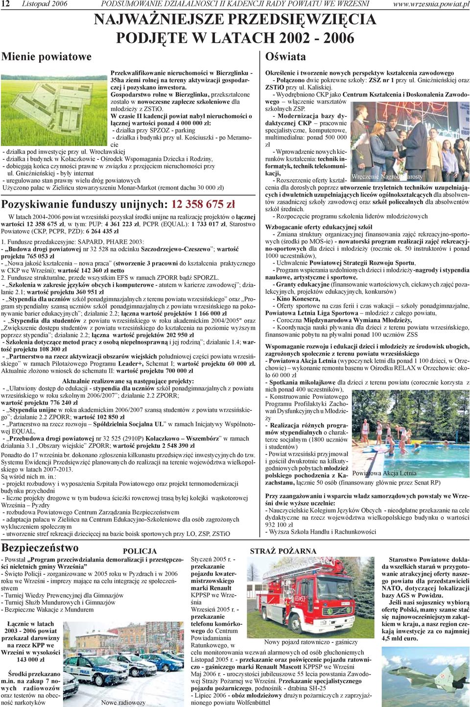 Gospodarstwo rolne w Bierzglinku, przekszta³cone zosta³o w nowoczesne zaplecze szkoleniowe dla m³odzie y z ZSTiO.