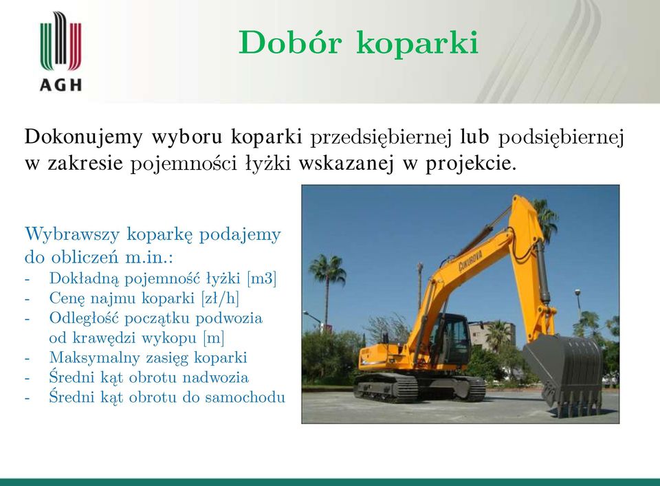 zakresie wskazanej