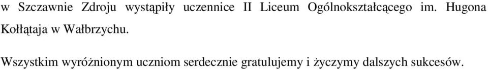 Hugona Kołłątaja w Wałbrzychu.