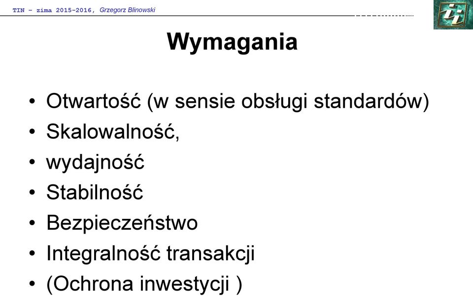 wydajność Stabilność Bezpieczeństwo