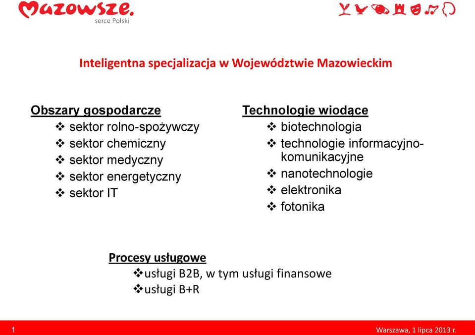 Technologie wiodące biotechnologia technologie informacyjnokomunikacyjne