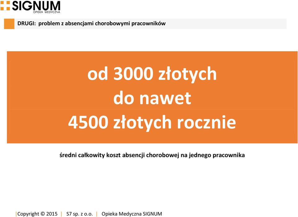 4500 złotych rocznie średni całkowity