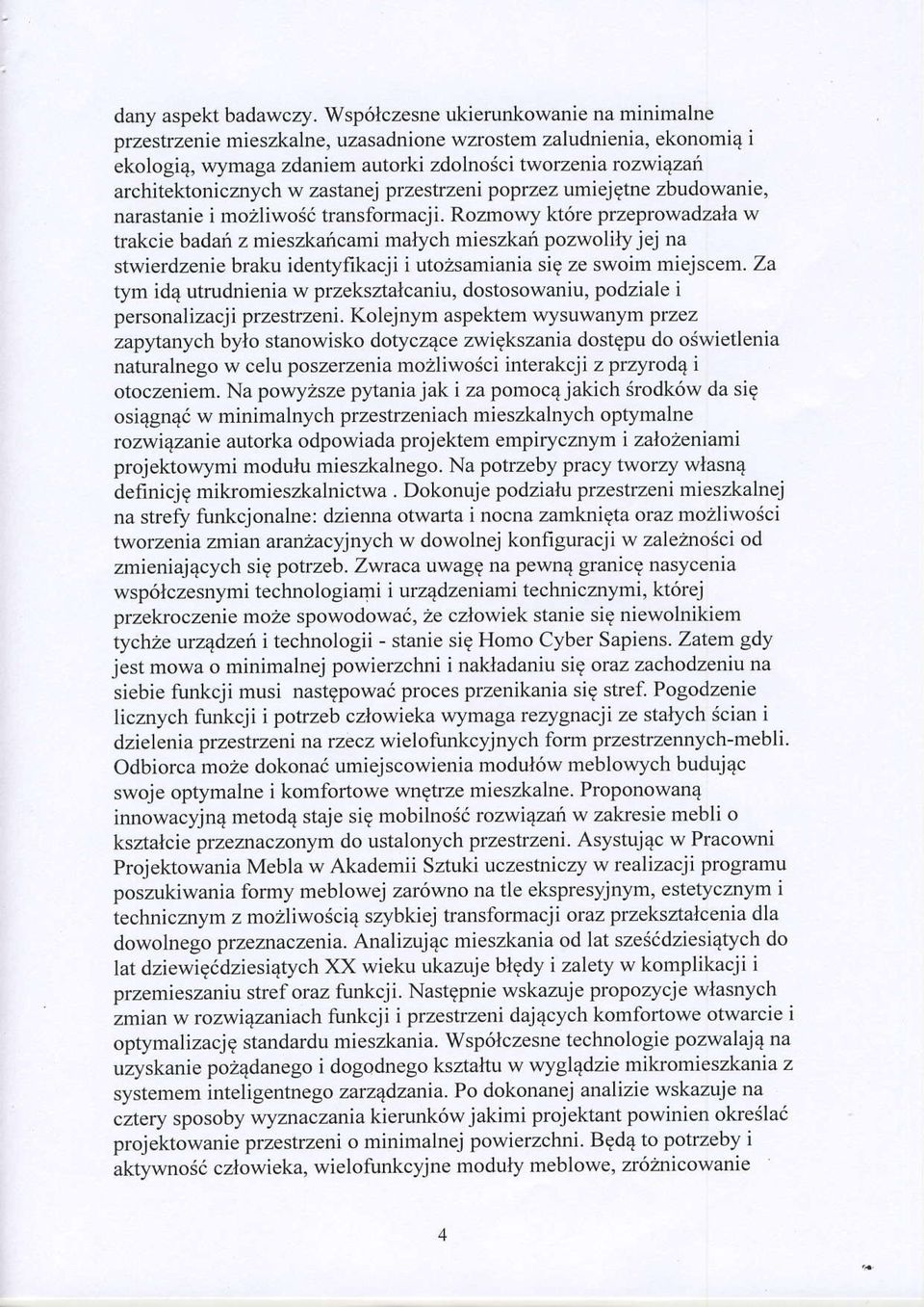 zastanej przesfizeni poprzez umiejgtne zbudowanie, narastanie i mo2liwo56 transformacji.