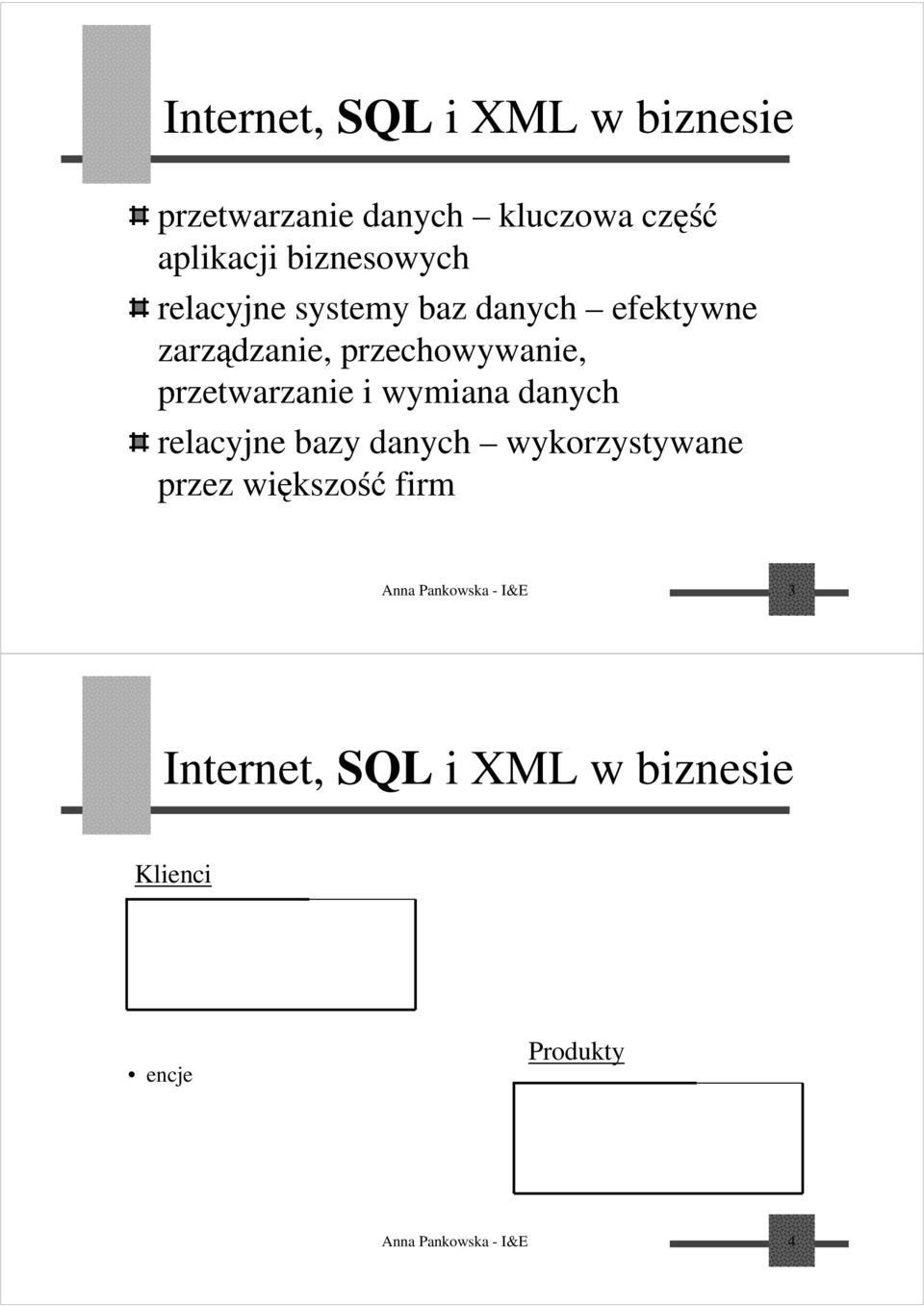 przetwarzanie i wymiana danych relacyjne bazy danych wykorzystywane przez większość