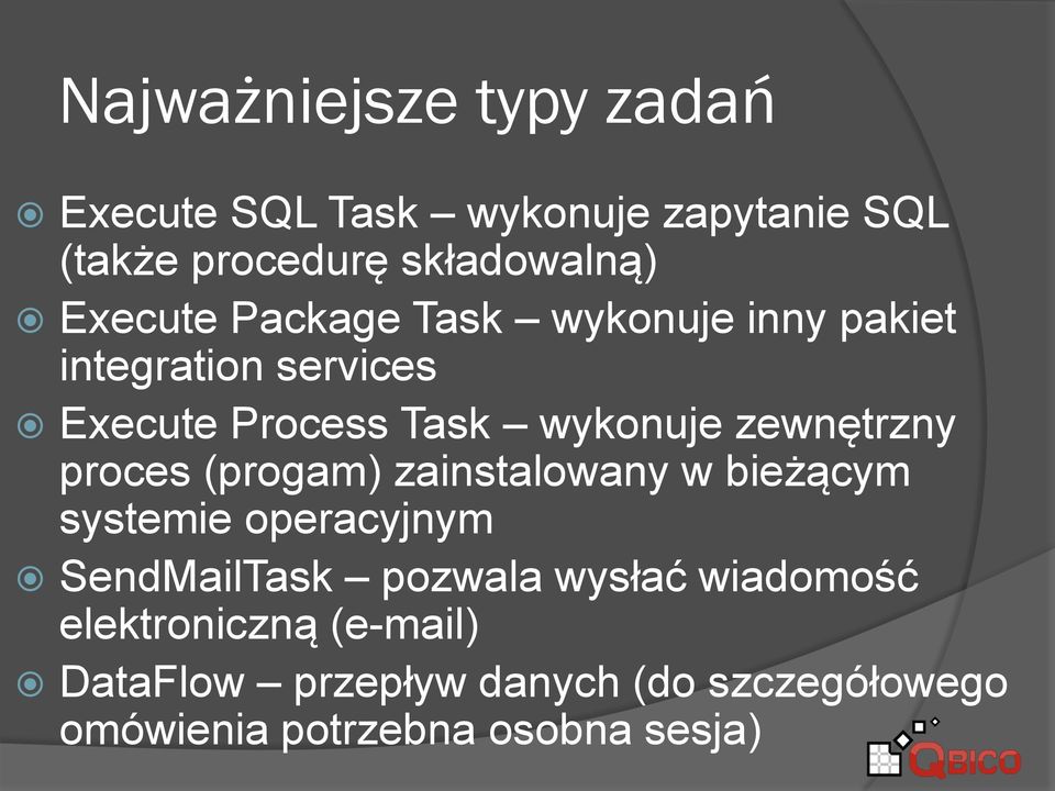 zewnętrzny proces (progam) zainstalowany w bieżącym systemie operacyjnym SendMailTask pozwala