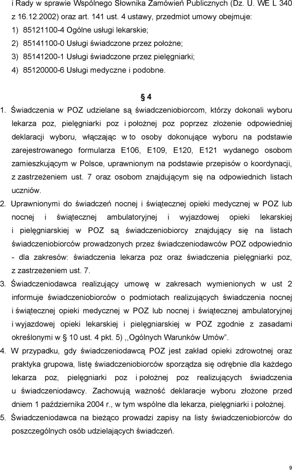 medyczne i podobne. 4 1.