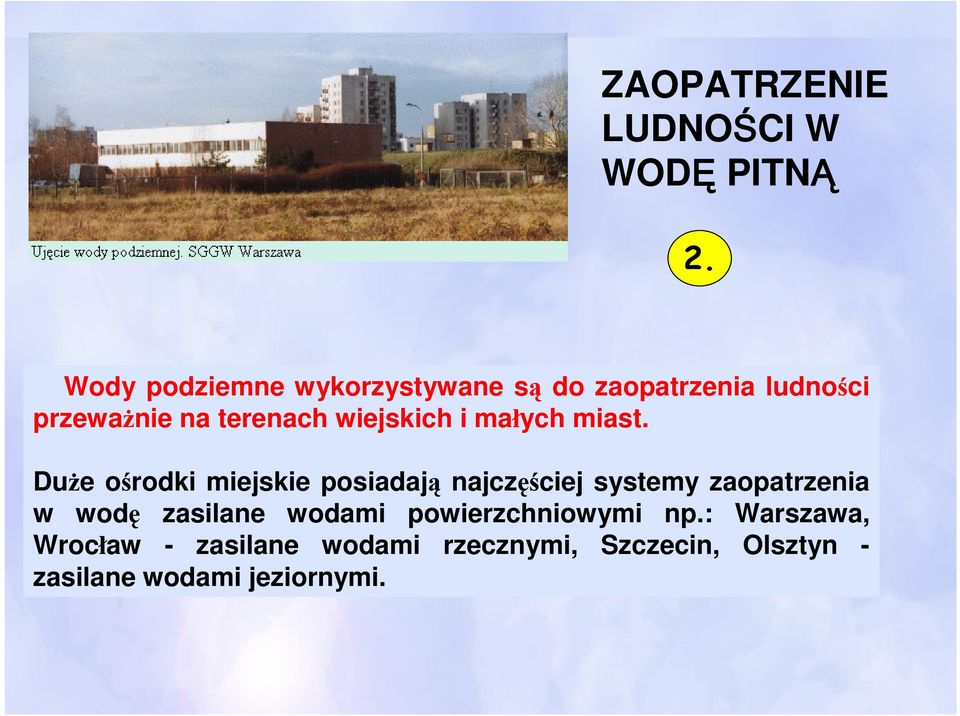 wiejskich i małych miast.