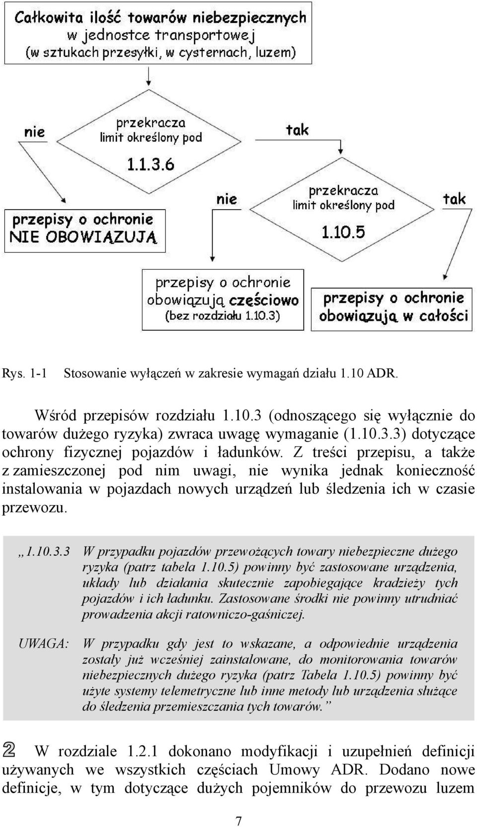 3 W przypadku pojazdów przewożących towary niebezpieczne dużego ryzyka (patrz tabela 1.10.