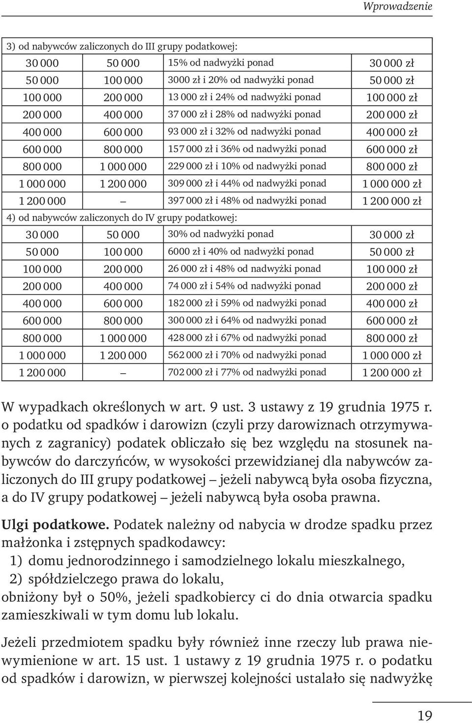 zł 800 000 1 000 000 229 000 zł i 10% od nadwyżki ponad 800 000 zł 1 000 000 1 200 000 309 000 zł i 44% od nadwyżki ponad 1 000 000 zł 1 200 000 397 000 zł i 48% od nadwyżki ponad 1 200 000 zł 4) od