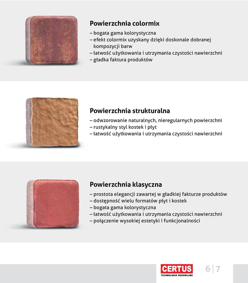 płyt łatwość użytkowania i utrzymania czystości nawierzchni Powierzchnia klasyczna prostota elegancji zawartej w gładkiej fakturze produktów dostępność