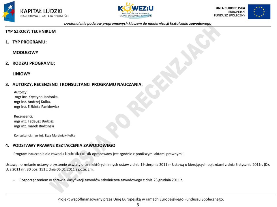 marek Rudziński Konsultanci: mgr inż. Ewa Marciniak-Kulka 4.