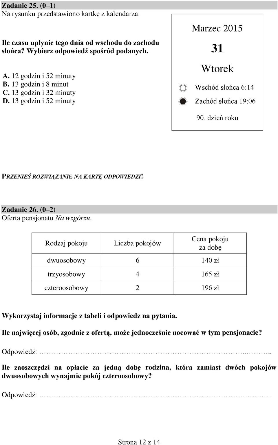 (0 2) Oferta pensjonatu Na wzgórzu.