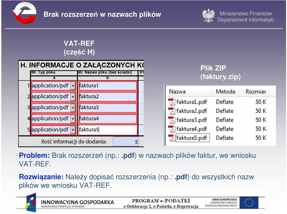 Brak rozszerzeń (np.:.