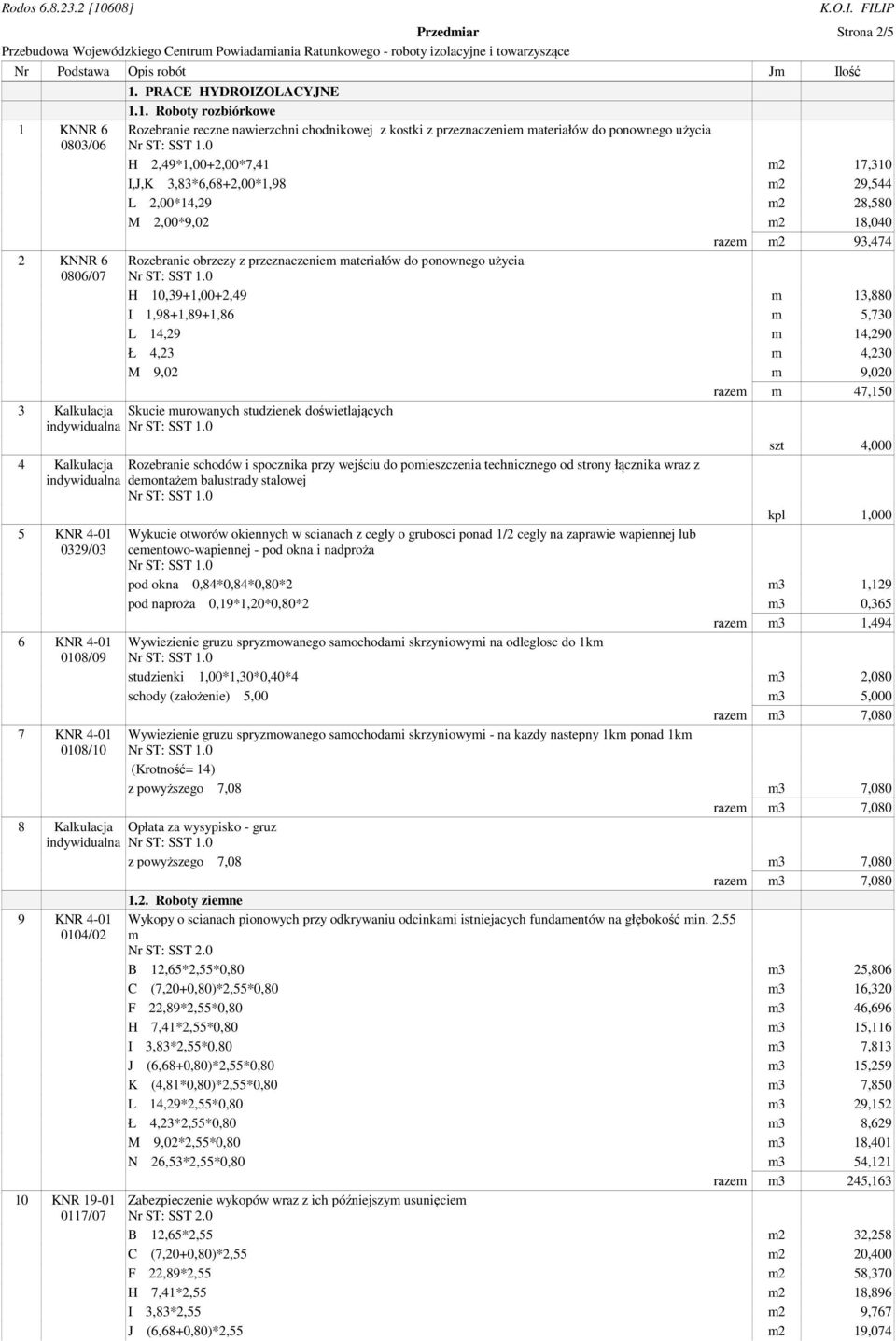 PRACE HYDROIZOLACYJNE 1.