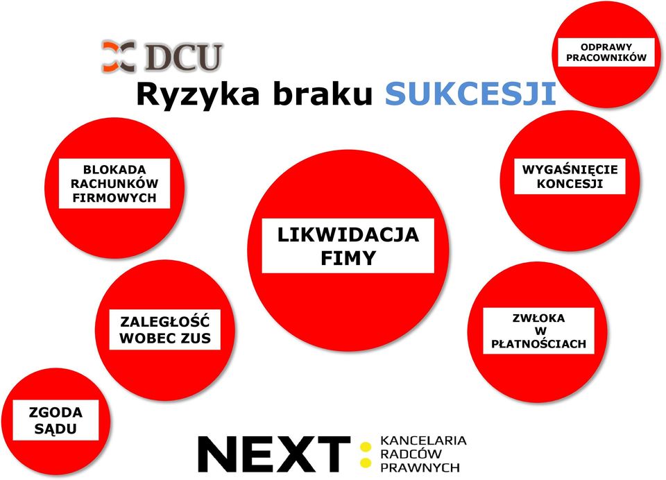 WYGAŚNIĘCIE KONCESJI LIKWIDACJA FIMY