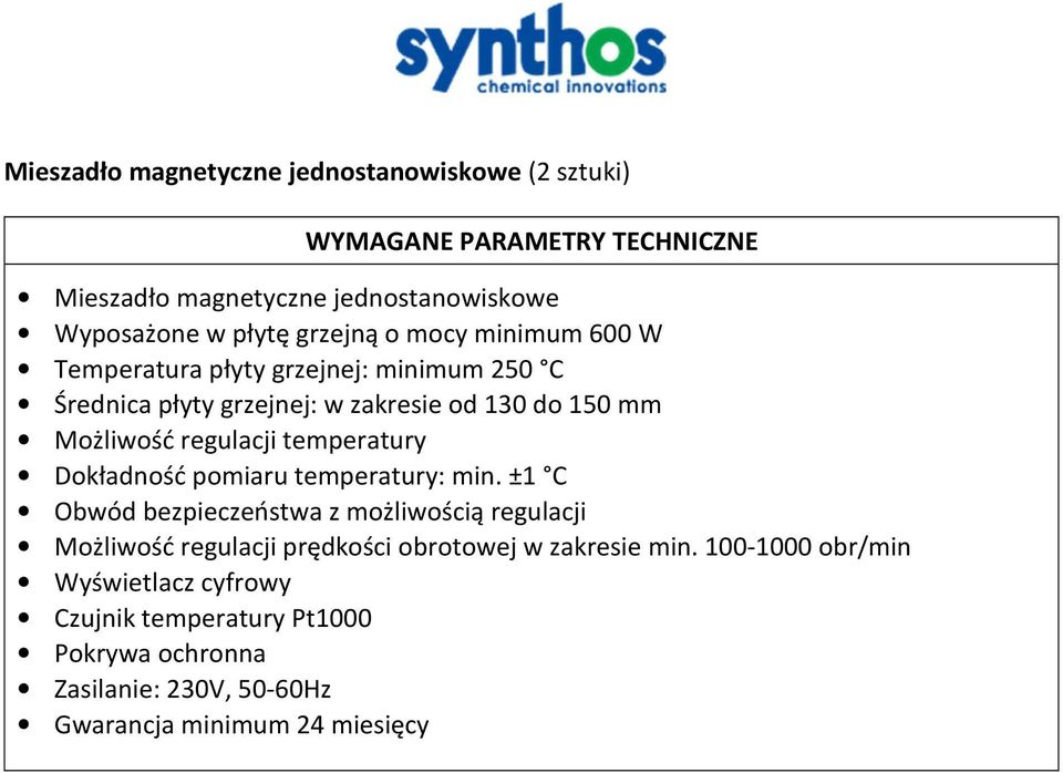 temperatury Dokładność pomiaru temperatury: min.