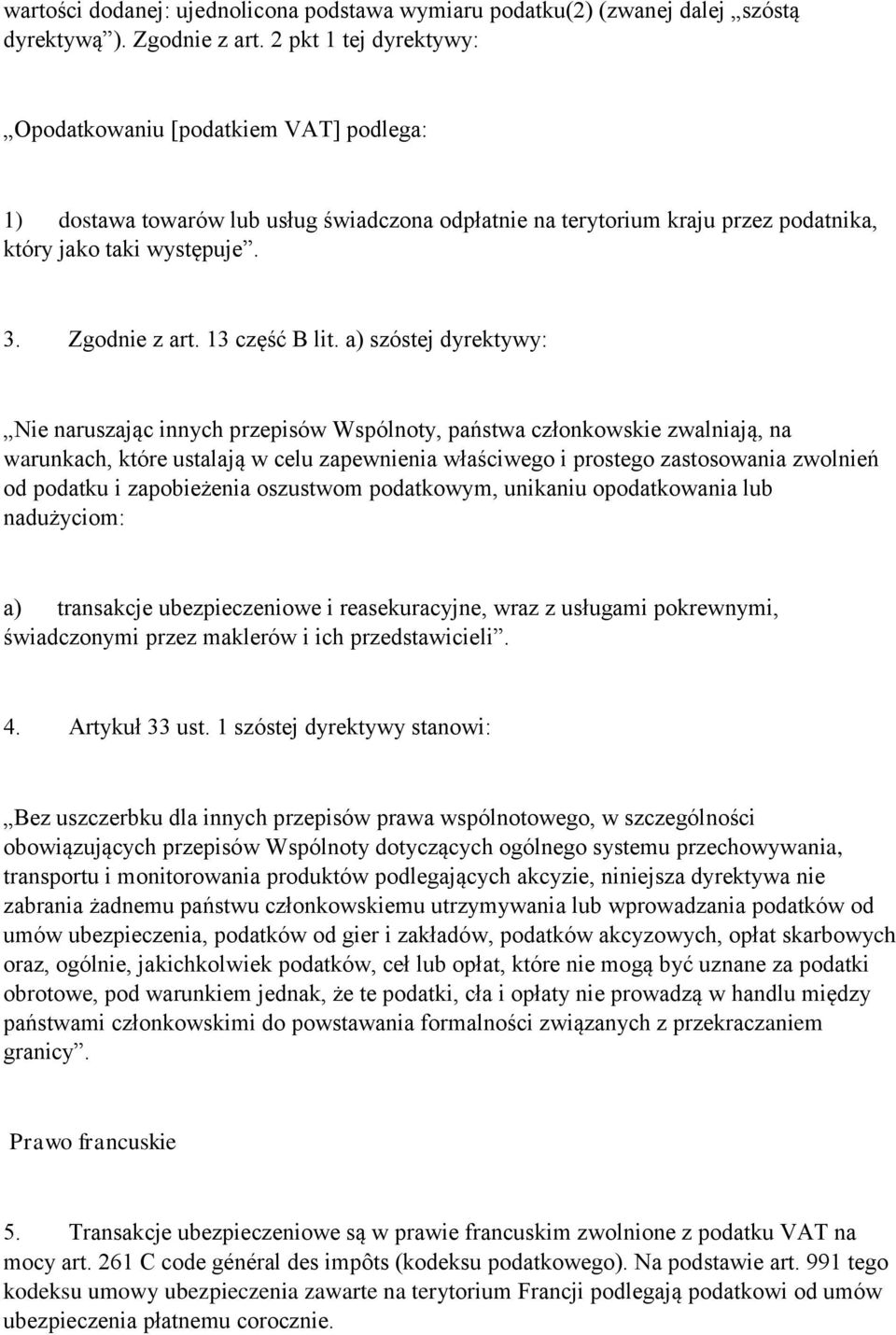 13 część B lit.