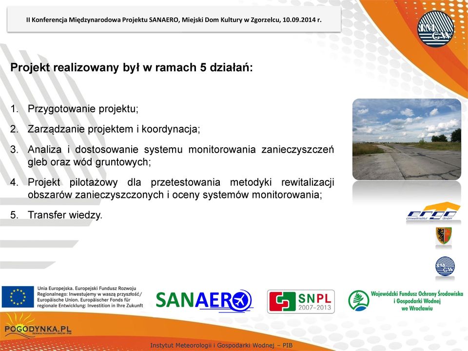 Zarządzanie projektem i koordynacja; 3.