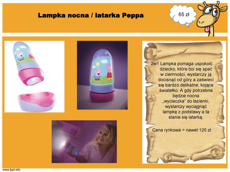 delikatne, kojące światełko.