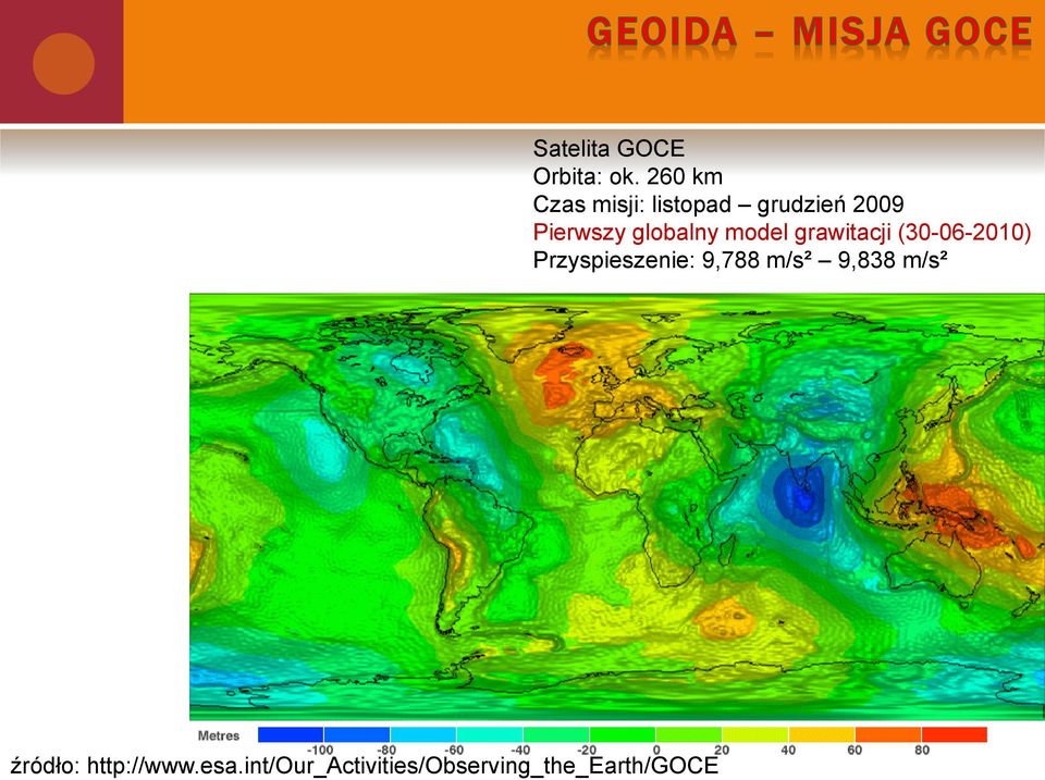 GOCE Orbita: ok.