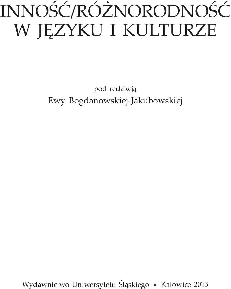 Bogdanowskiej Jakubowskiej
