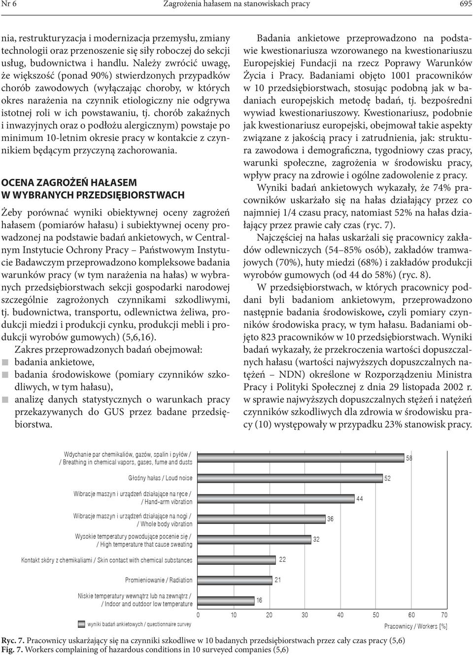 powstawaniu, tj. chorób zakaźnych i inwazyjnych oraz o podłożu alergicznym) powstaje po minimum 1-letnim okresie pracy w kontakcie z czynnikiem będącym przyczyną zachorowania.