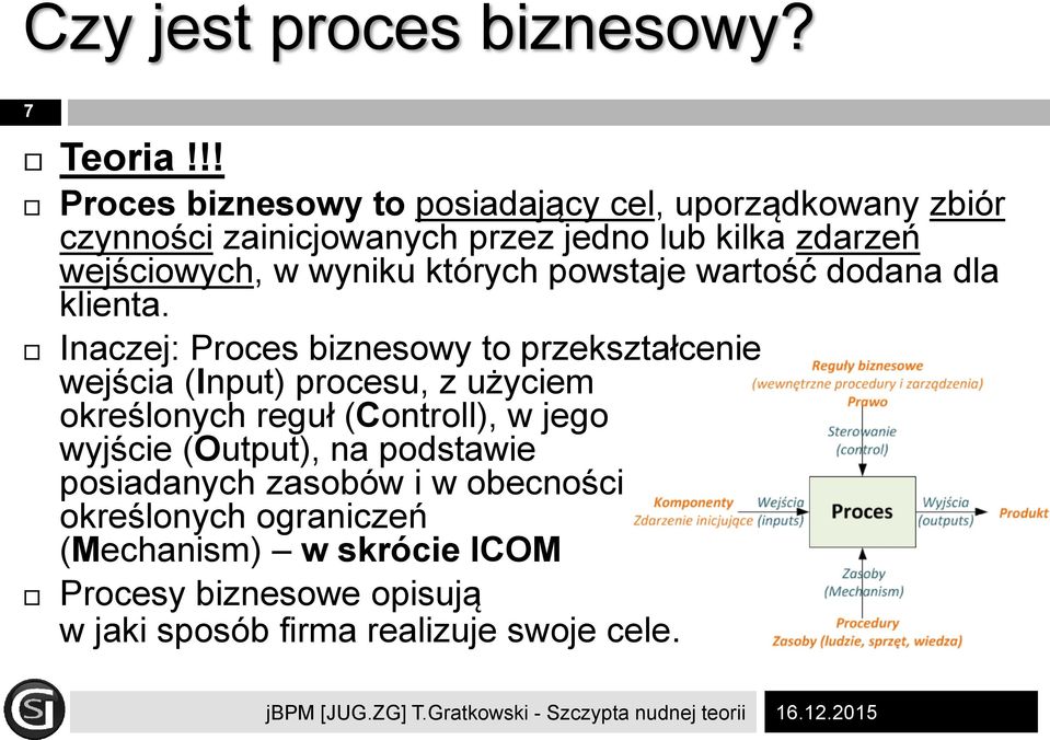 których powstaje wartość dodana dla klienta.