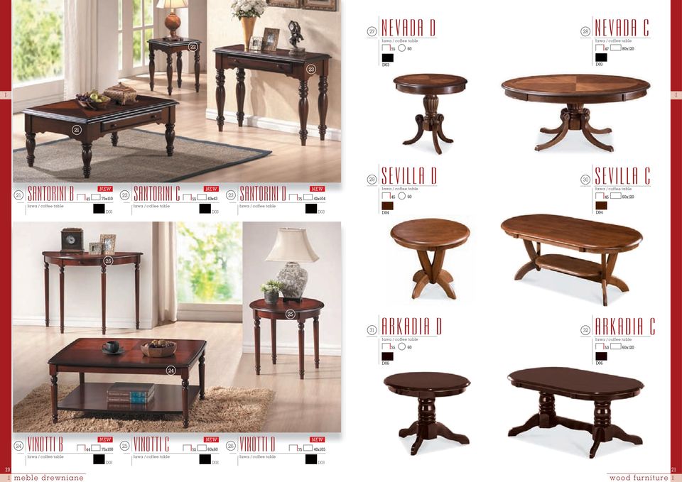 D04 45 60x120 26 25 31 Arkadia D 32 Arkadia C 55 60 50 60x120 24 D06 D06 20 24 Vinotti B