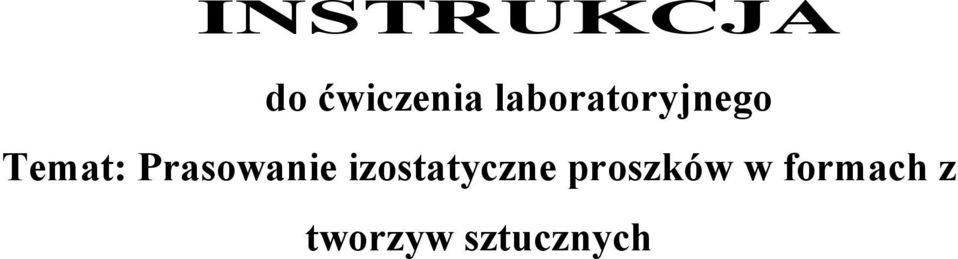 Prasowanie izostatyzne