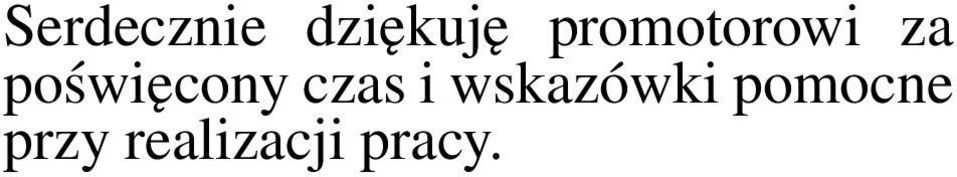 poświęcony czas i
