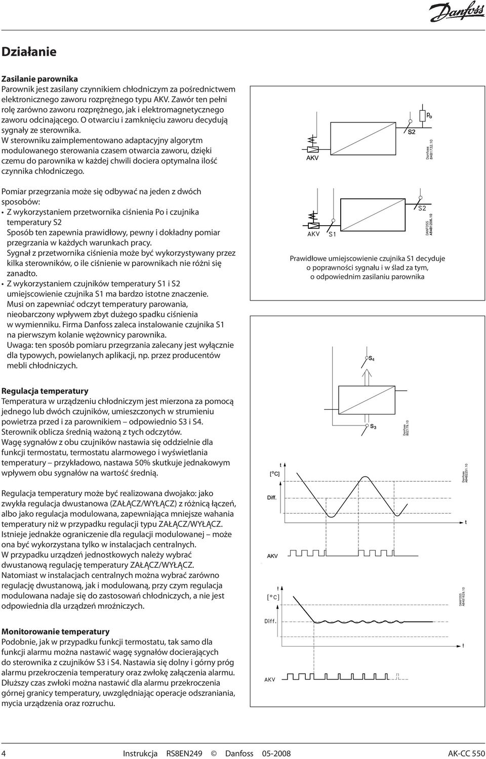 W sterowniku zaimplementowano adaptacyjny algorytm modulowanego sterowania czasem otwarcia zaworu, dzięki czemu do parownika w każdej chwili dociera optymalna ilość czynnika chłodniczego.