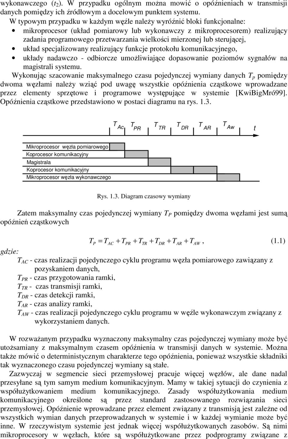 mierzonej lub sterującej, układ specjalizowany realizujący funkcje protokołu komunikacyjnego, układy nadawczo - odbiorcze umoŝliwiające dopasowanie poziomów sygnałów na magistrali systemu.