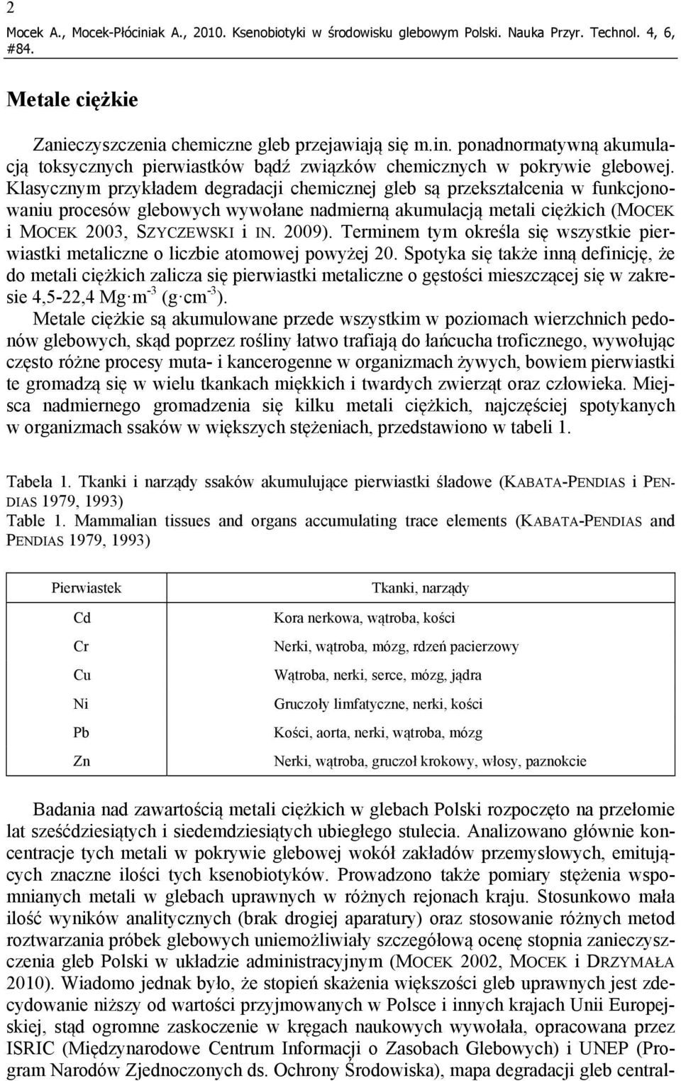 Terminem tym określa się wszystkie pierwiastki metaliczne o liczbie atomowej powyżej 20.