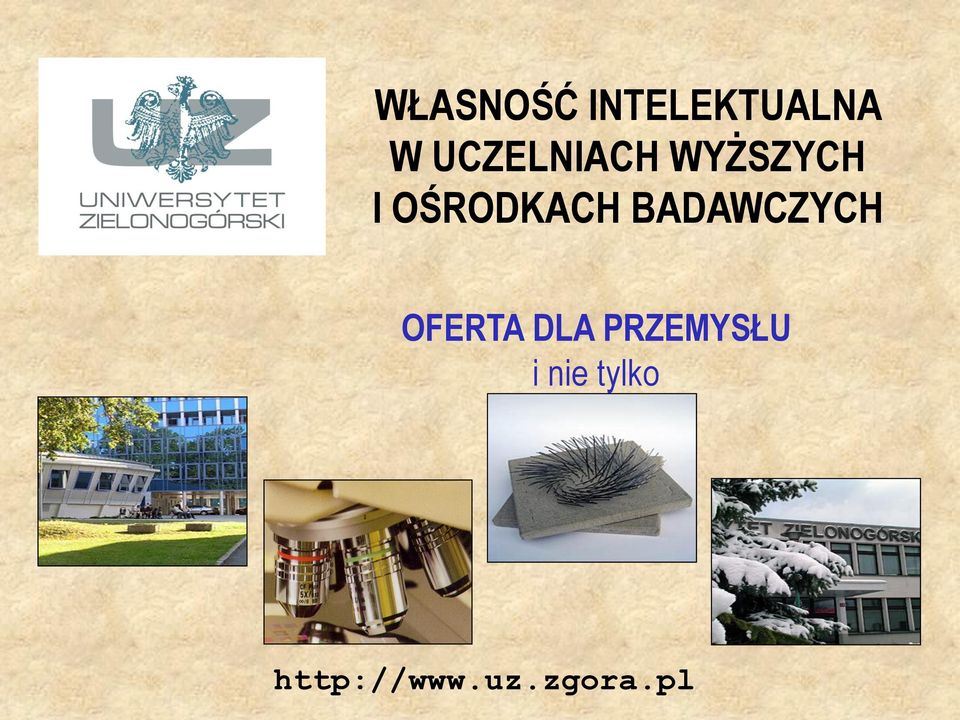 OŚRODKACH BADAWCZYCH OFERTA