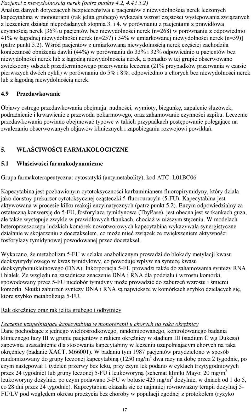działań niepożądanych stopnia 3. i 4.