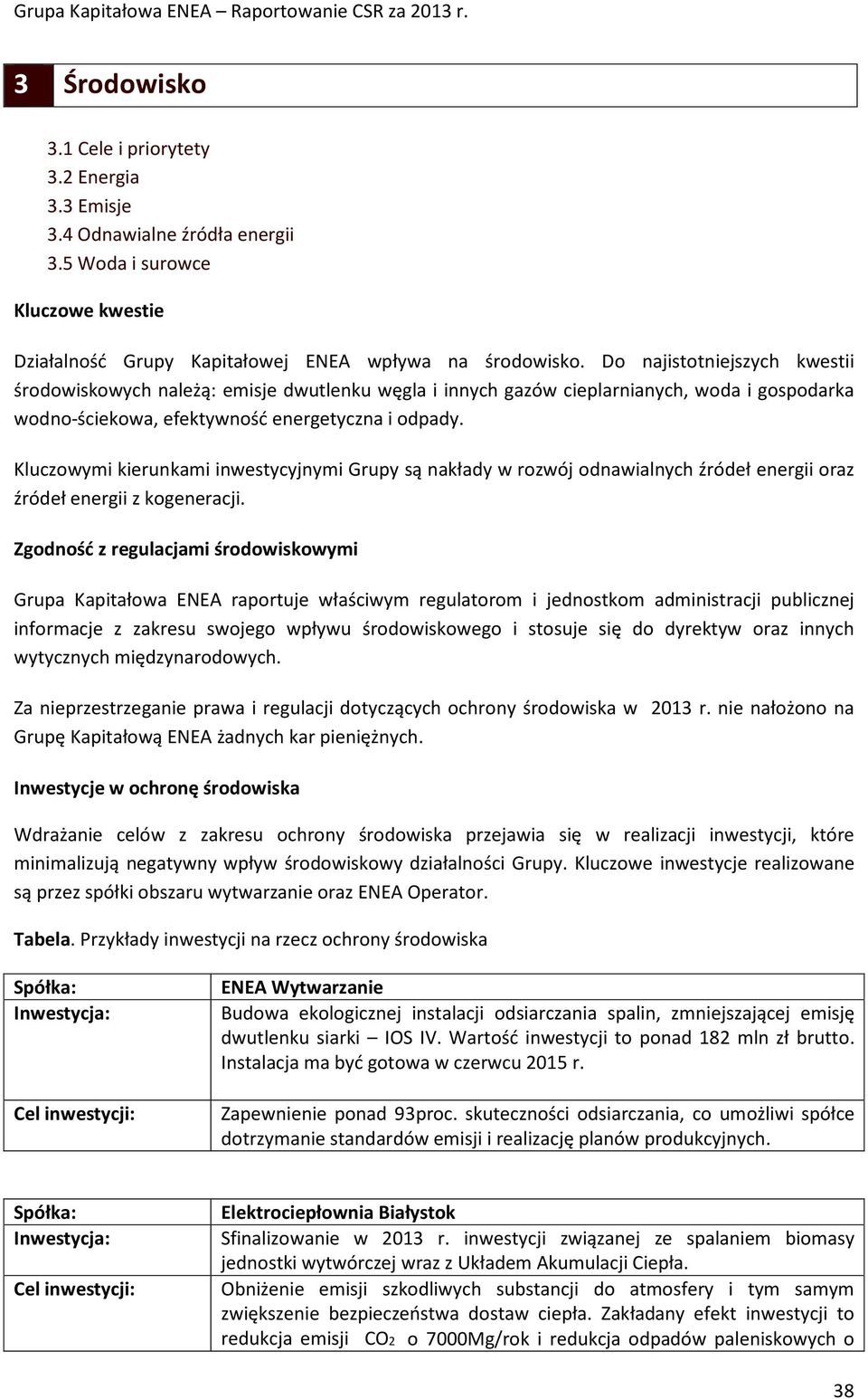 Kluczowymi kierunkami inwestycyjnymi Grupy są nakłady w rozwój odnawialnych źródeł energii oraz źródeł energii z kogeneracji.