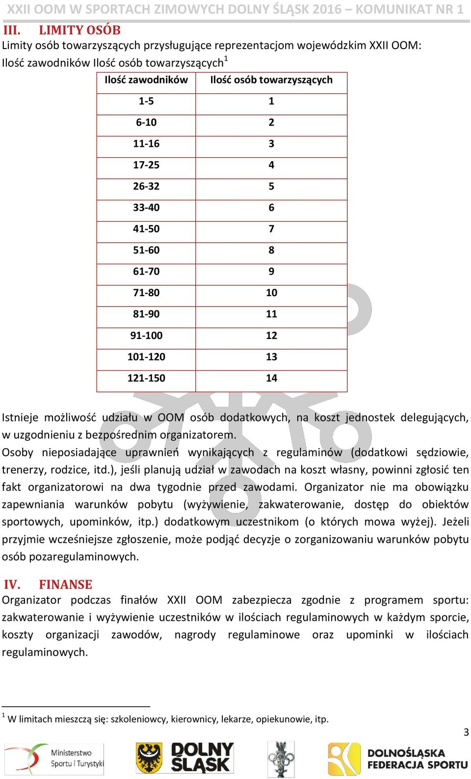 uzgodnieniu z bezpośrednim organizatorem. Osoby nieposiadające uprawnień wynikających z regulaminów (dodatkowi sędziowie, trenerzy, rodzice, itd.