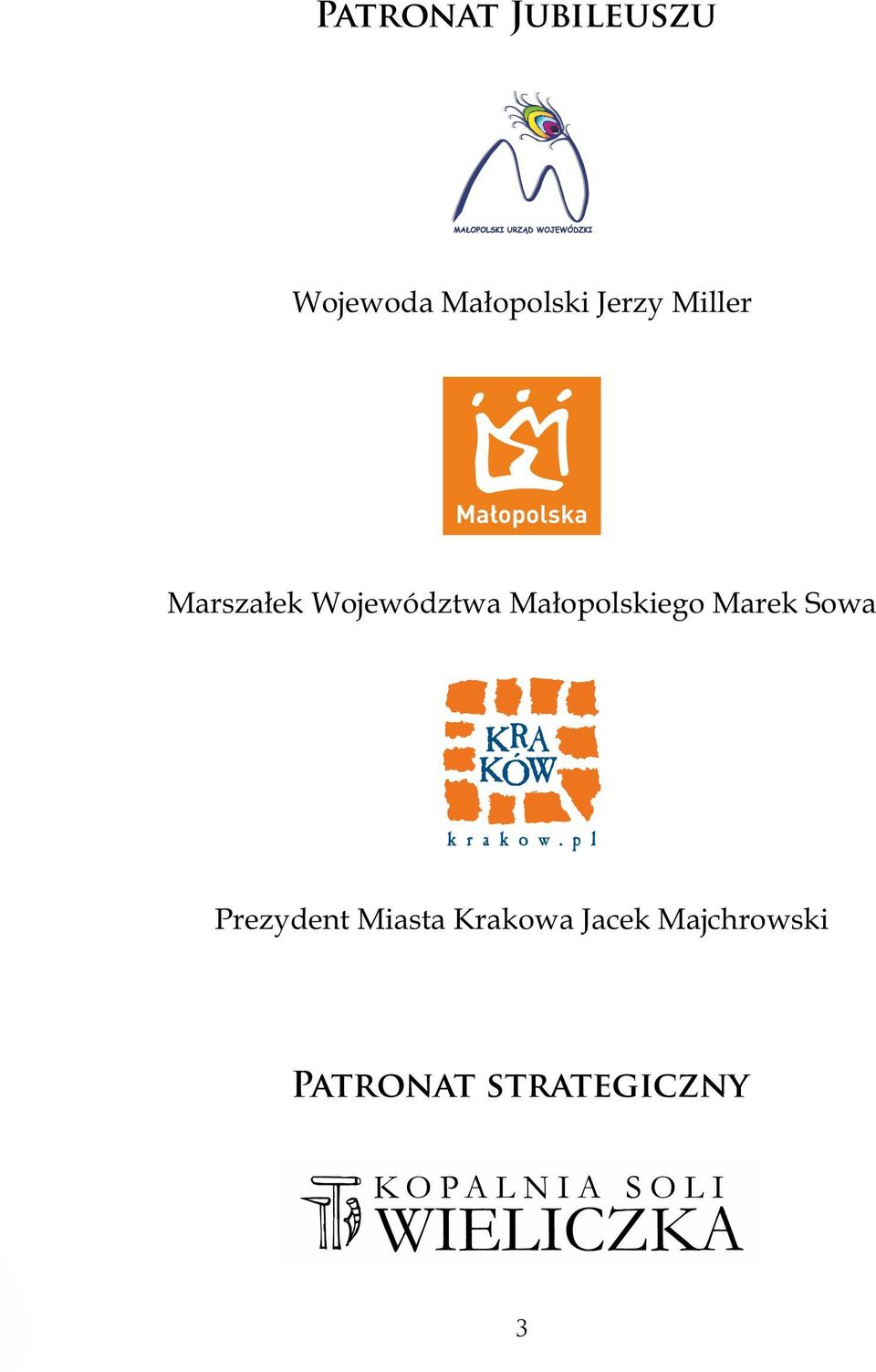 Małopolskiego Marek Sowa Prezydent Miasta