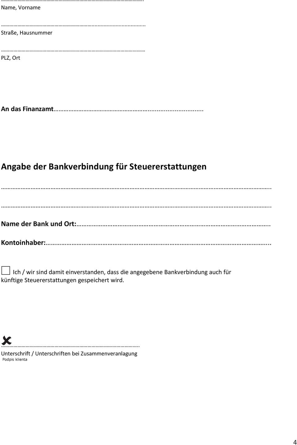 . Kontoinhaber:.