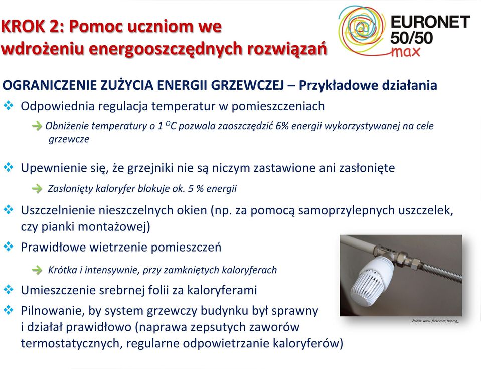 5 % energii v Uszczelnienie nieszczelnych okien (np.