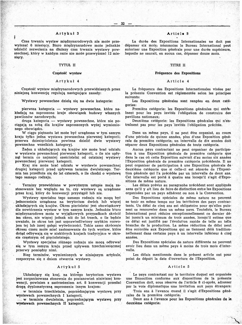 .,- TYTUŁ II Częstość wystaw Artykuł 4 Articl.