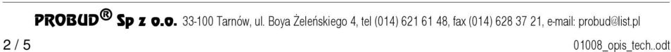 48, fax (014) 628 37 21, e-mail: