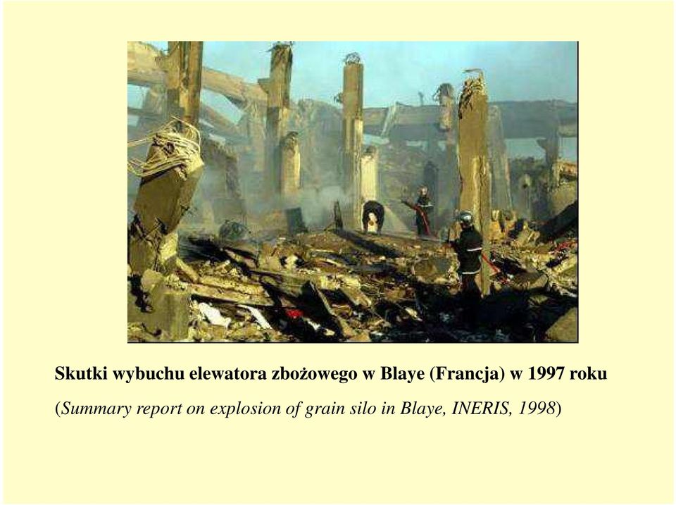 1997 roku (Summary report on