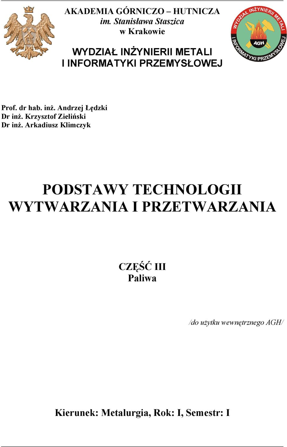 Krzysztof Zieliński Dr inż.