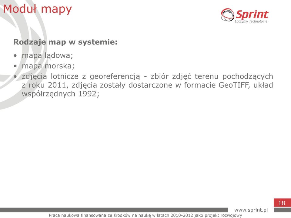 terenu pochodzących z roku 2011, zdjęcia zostały